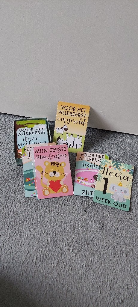 Baby: mijlpaalkaarten – set van 30, Ophalen of Verzenden, Nieuw