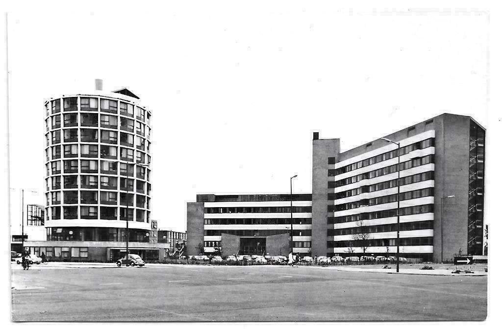 AK Rotterdam - Ziekenhuis IKAZIA, Algemeen overzicht, Ophalen of Verzenden, 1960 tot 1980, Ongelopen, Zuid-Holland