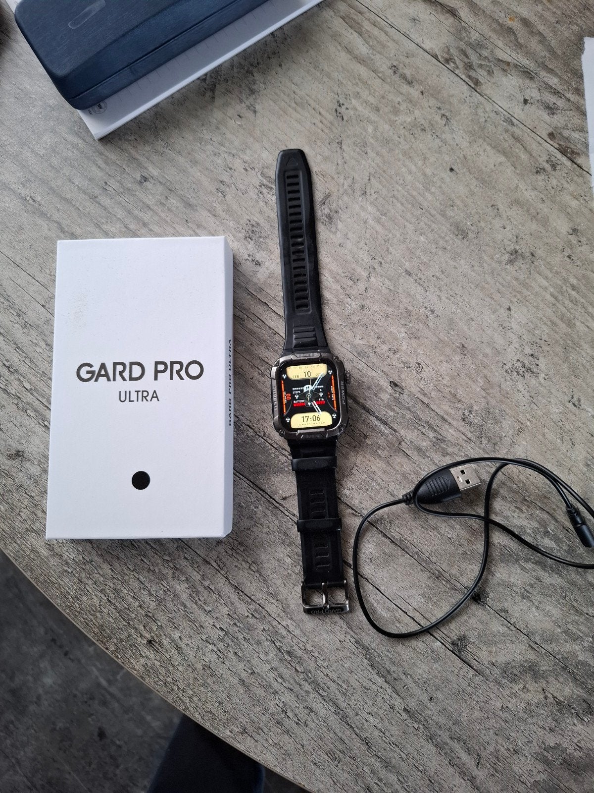 GARD PRO ULTRA Smartwatch - Zo goed als nieuw, Sieraden, Tassen en Uiterlijk, Smartwatches, Ophalen, Zwart, Zo goed als nieuw