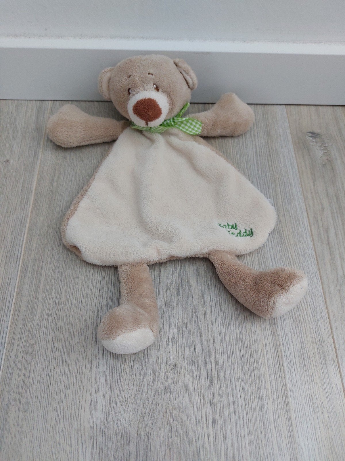 Knuffel knuffeldoekje baby teddy beer ergee kik L2235, Ophalen of Verzenden, Zo goed als nieuw, Beer