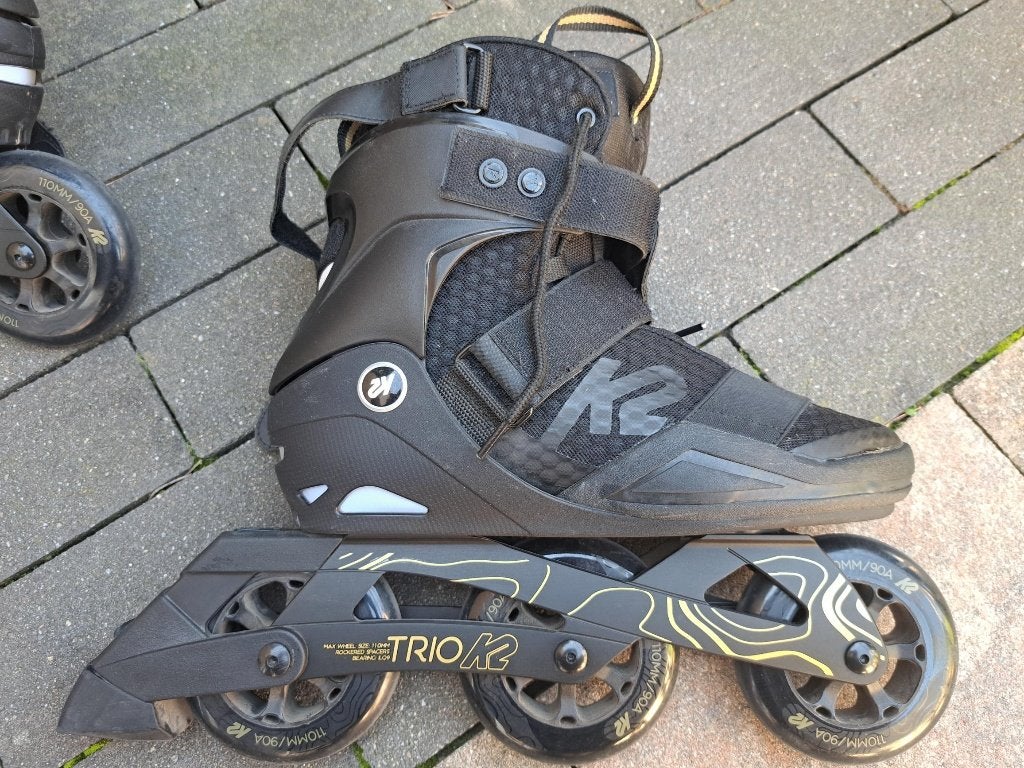 Skates K2 TRIO (Black & Gold), Ophalen, K2, Dames, Zo goed als nieuw