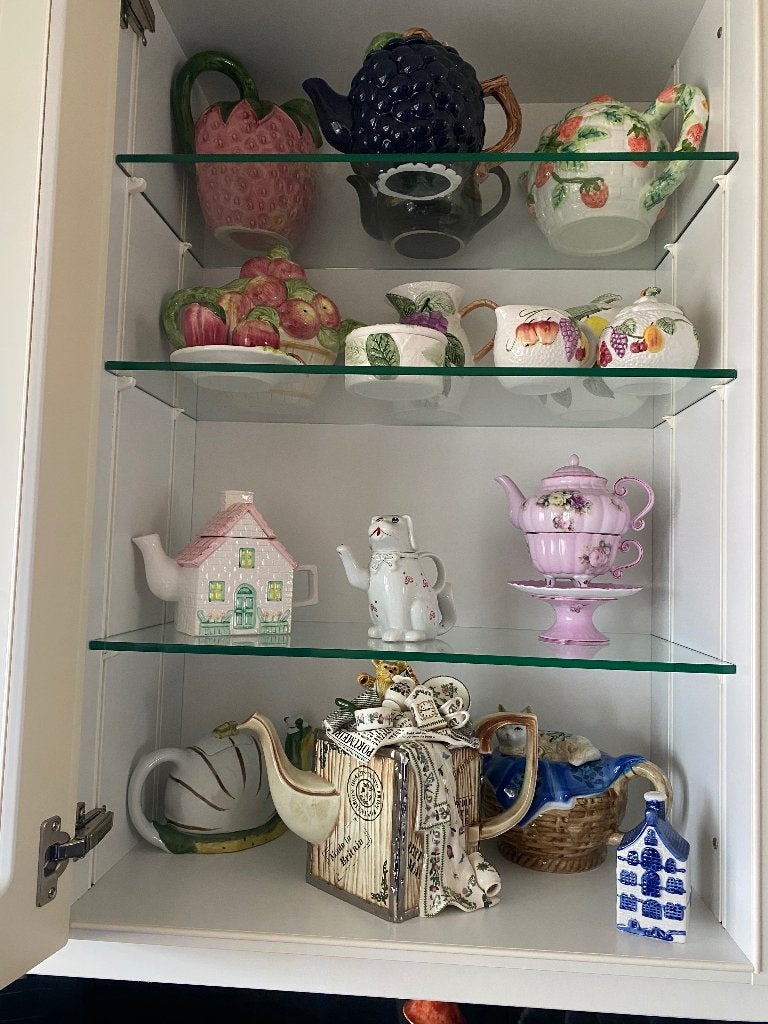 Theepotten verzameling te koop, Huis en Inrichting, Ophalen, Overige materialen, Overige merken, Zo goed als nieuw
