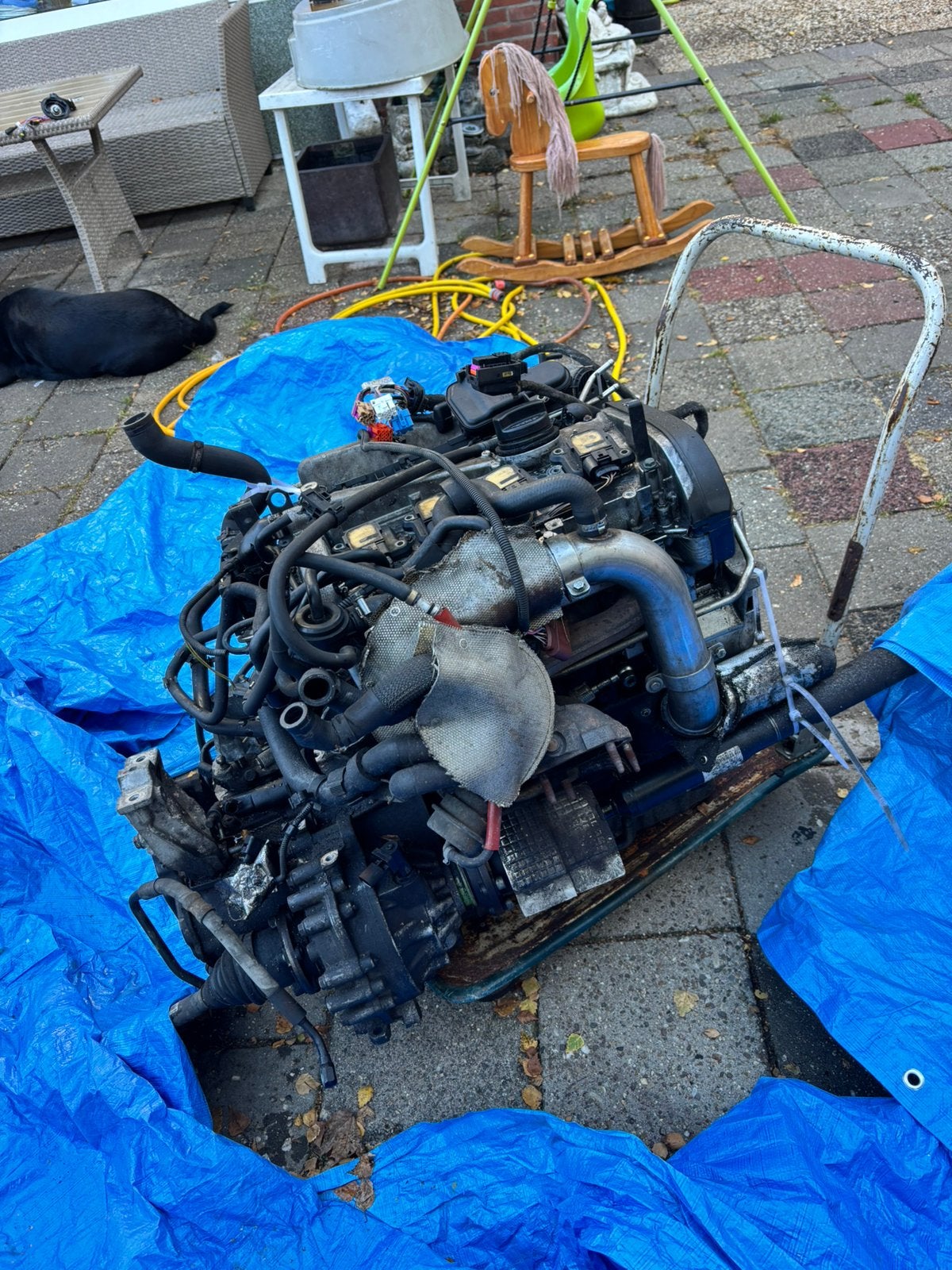 1.8T motor audi TT met versnellingsbak en aandrijfassen, Auto-onderdelen, Ophalen, Audi