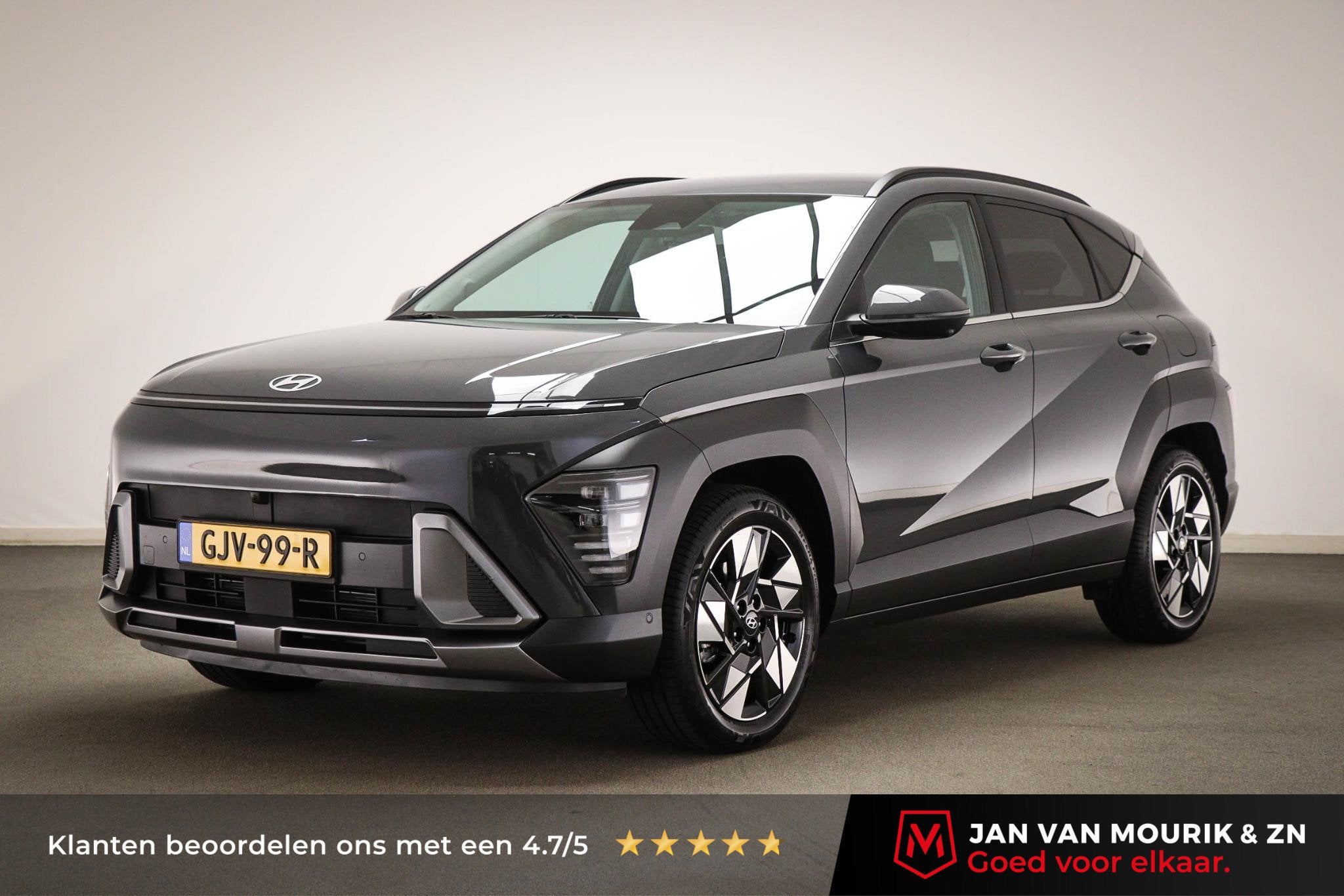 Hyundai Kona 1.6 GDI HEV Premium | ACHTERBANKVERWARMING | ST, Dealer onderhouden, Gebruikt, Origineel Nederlands, SUV of Terreinwagen