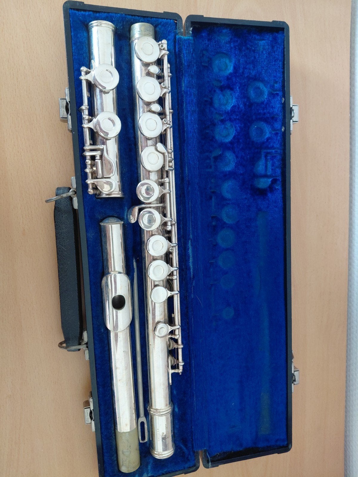 Gemeinhardt dwarsfluit met koffer, Muziek en Instrumenten, Ophalen of Verzenden, Gebruikt, Dwarsfluit, Met koffer of tas