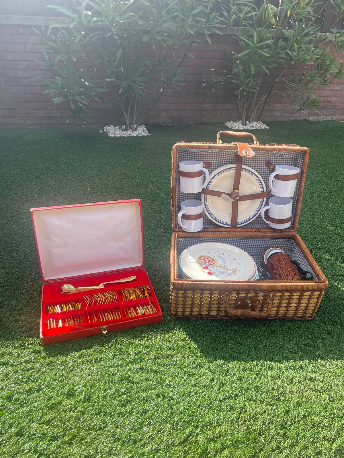 Prachtige picknickset, Ophalen of Verzenden, Zo goed als nieuw