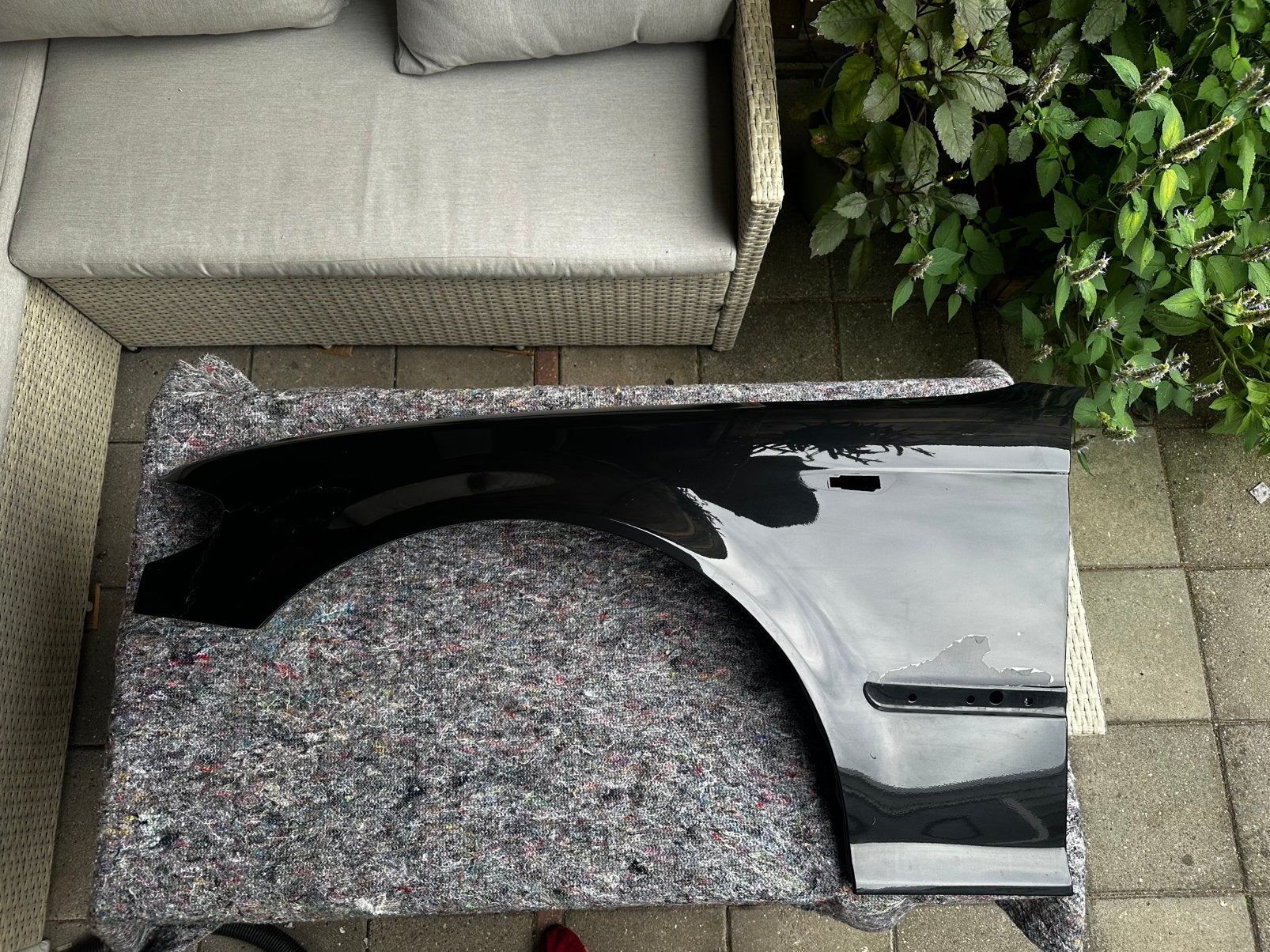 BMW 3-serie E46 facelift linker spatbord zijvleugel, Auto-onderdelen, Gebruikt, Voor, Ophalen of Verzenden, Spatbord