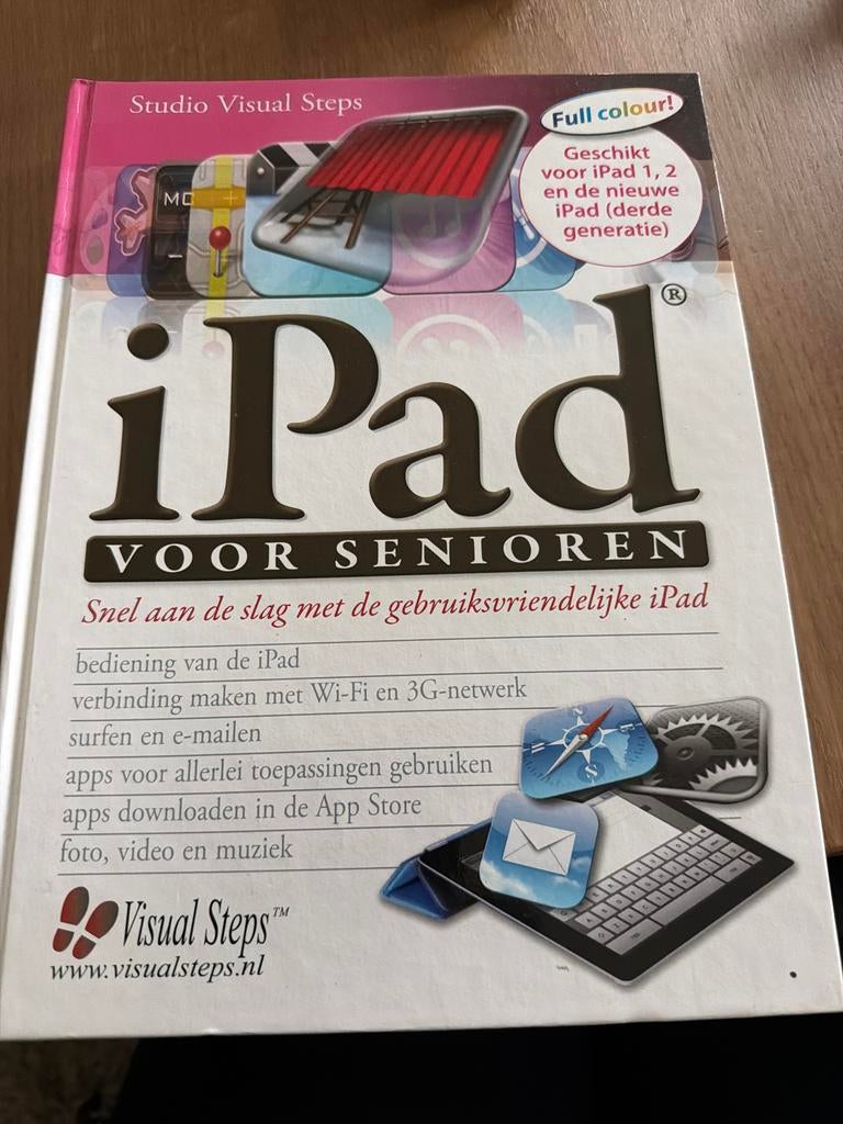 WK3.  iPad voor senioren.   Studio visual steps, Ophalen of Verzenden, Zo goed als nieuw, Software