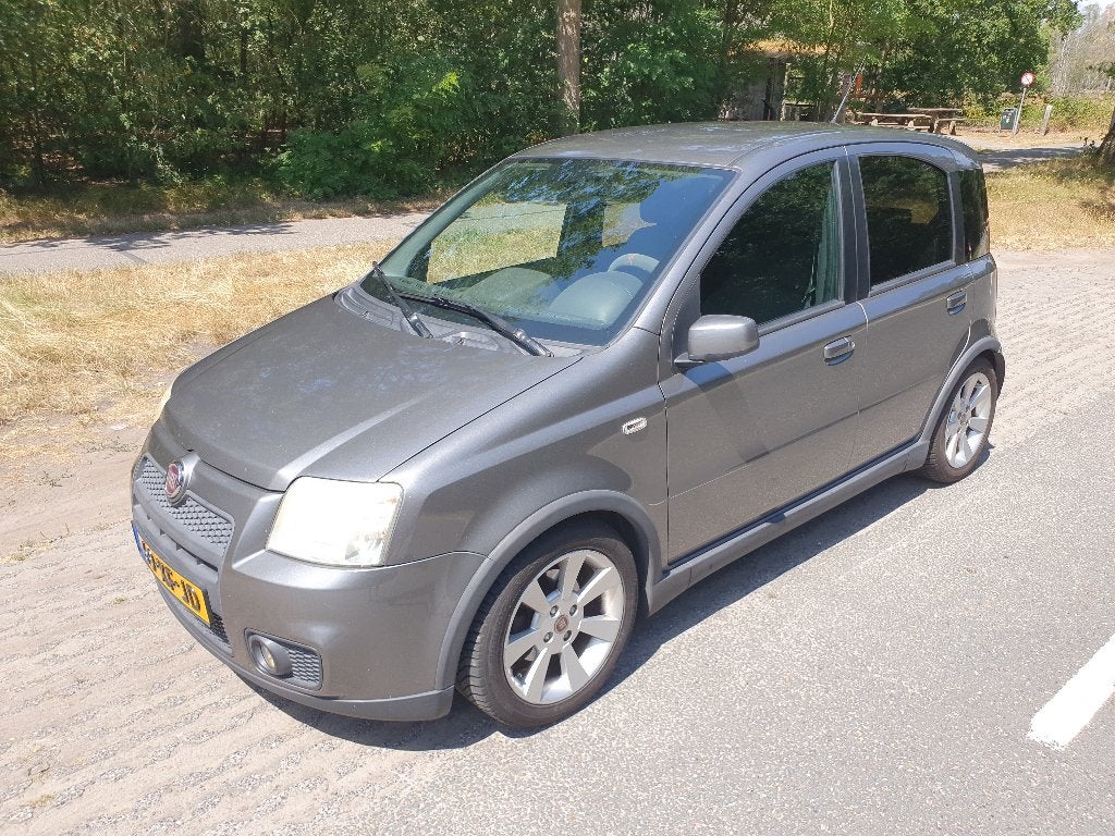 Fiat Panda 1.4 16V 100HP 2007 Grijs, Voorwielaandrijving, 31 €/maand, 100 pk, Origineel Nederlands
