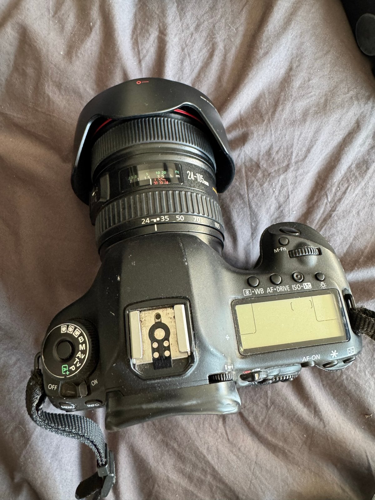 Canon EOS 5D Mark III met EF 24-105 L IS USM lens en tas, Audio, Tv en Foto, Ophalen, Bodydop, Gebruikt, Spiegelreflex