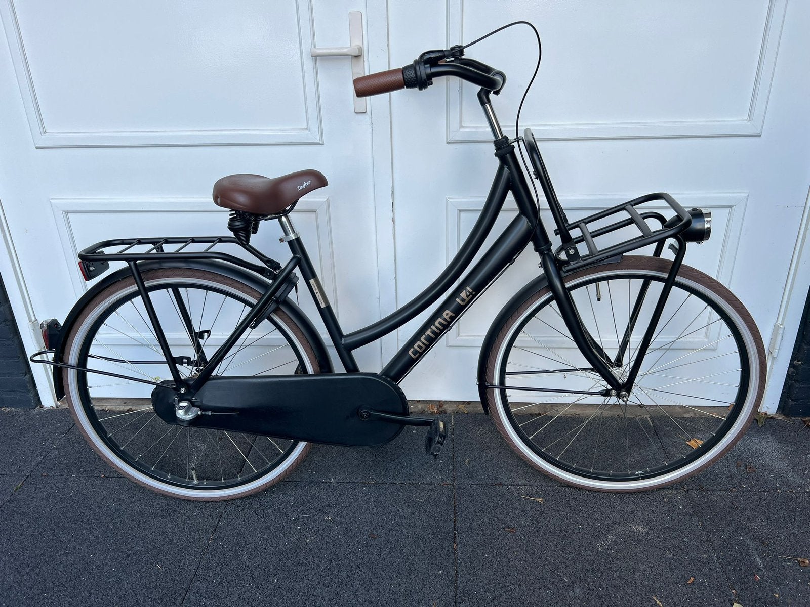 Transport Meisjesfiets 26 Cortina U4 original nieuwe model, Terugtraprem, Versnellingen, Zo goed als nieuw, Ophalen