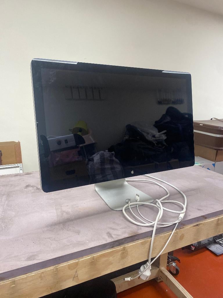 Apple Thunderbolt Display (27 inch), Computers en Software, Monitoren, Ophalen, Gebruikt, IPS, Apple Thunderbolt Display 27 inch