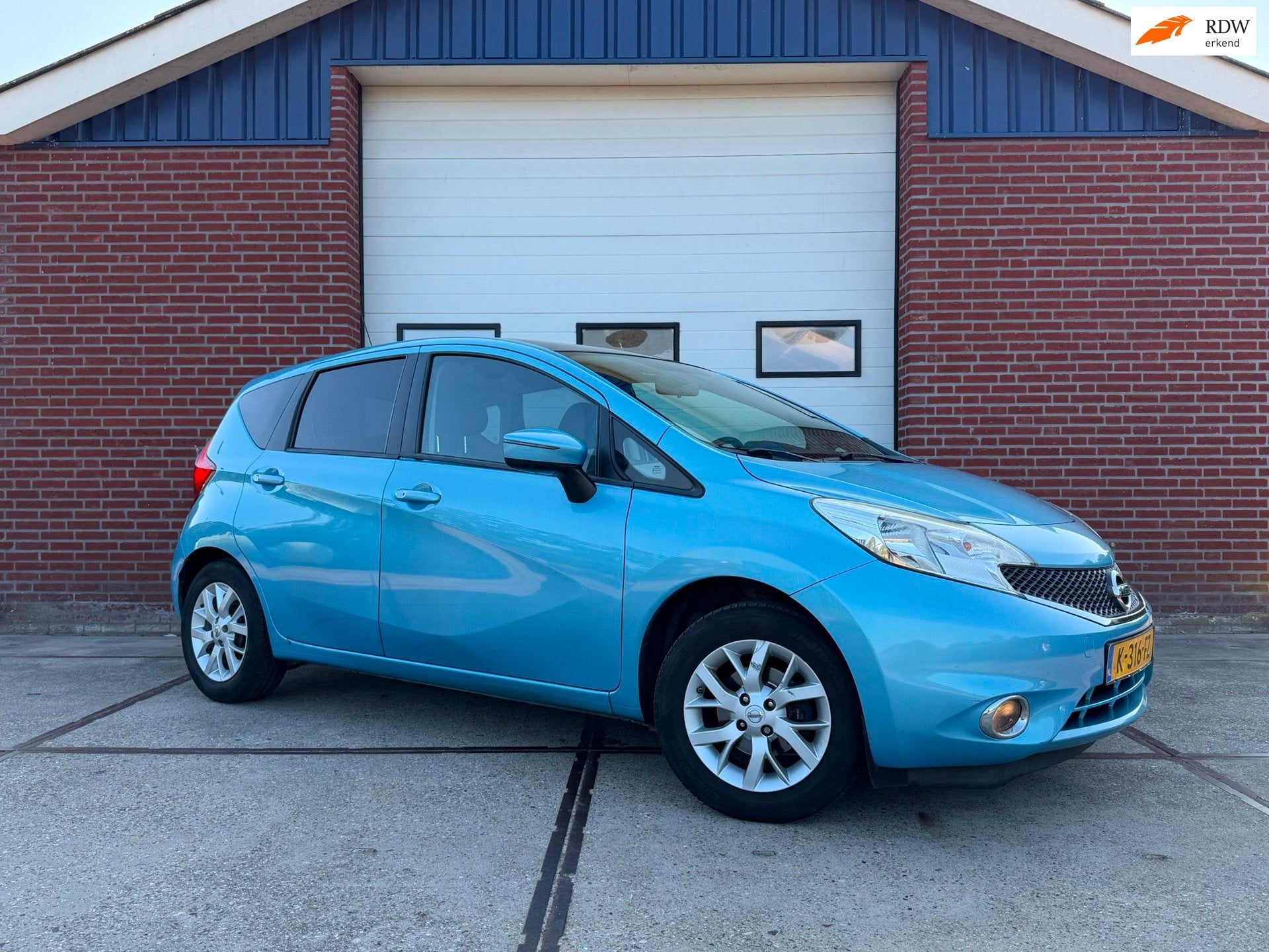 Nissan Note 1.2 Acenta Panorama Trekhaak PDC, Euro 5, Blauw, 1198 cc, Bedrijf