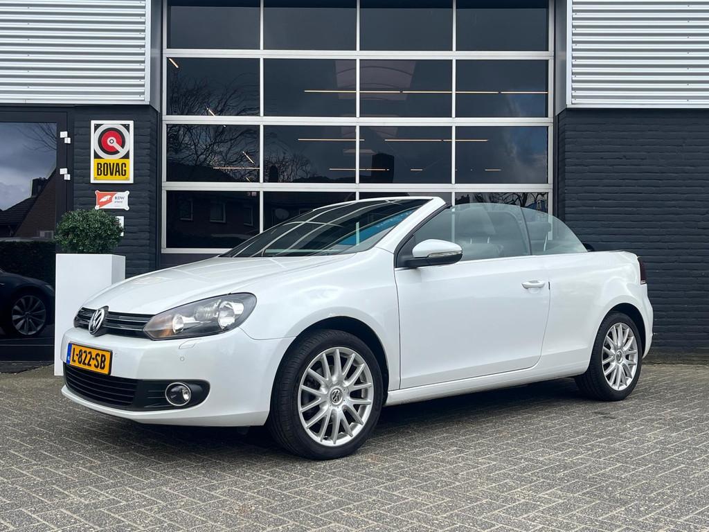 Volkswagen Golf Cabriolet 1.2 TSI BlueMotion, Airco, Bluetoo, Auto's, Voorwielaandrijving, Euro 5, Stof, Zwart