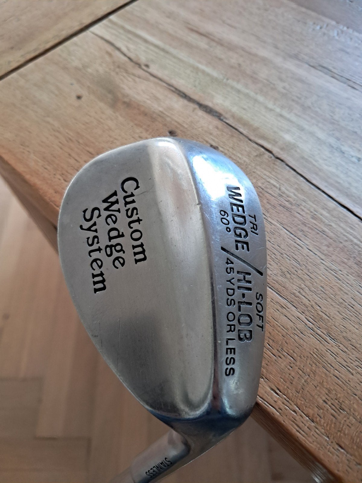 Titel: Golf wedge 60 Custom Wedge System Hi-Lob – Temper Li, Ophalen of Verzenden, Gebruikt, Club, Overige merken
