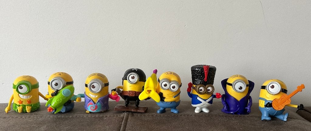 McDonalds Minions figuren poppetjes 6 cm groot 13 stuks, Ophalen of Verzenden, Nieuw