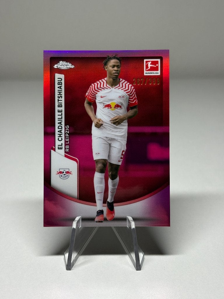 Topps Chrome Bitshiabu /399 Rb Leipzig kaart, Ophalen of Verzenden, Nieuw, Buitenlandse clubs, Spelerskaart