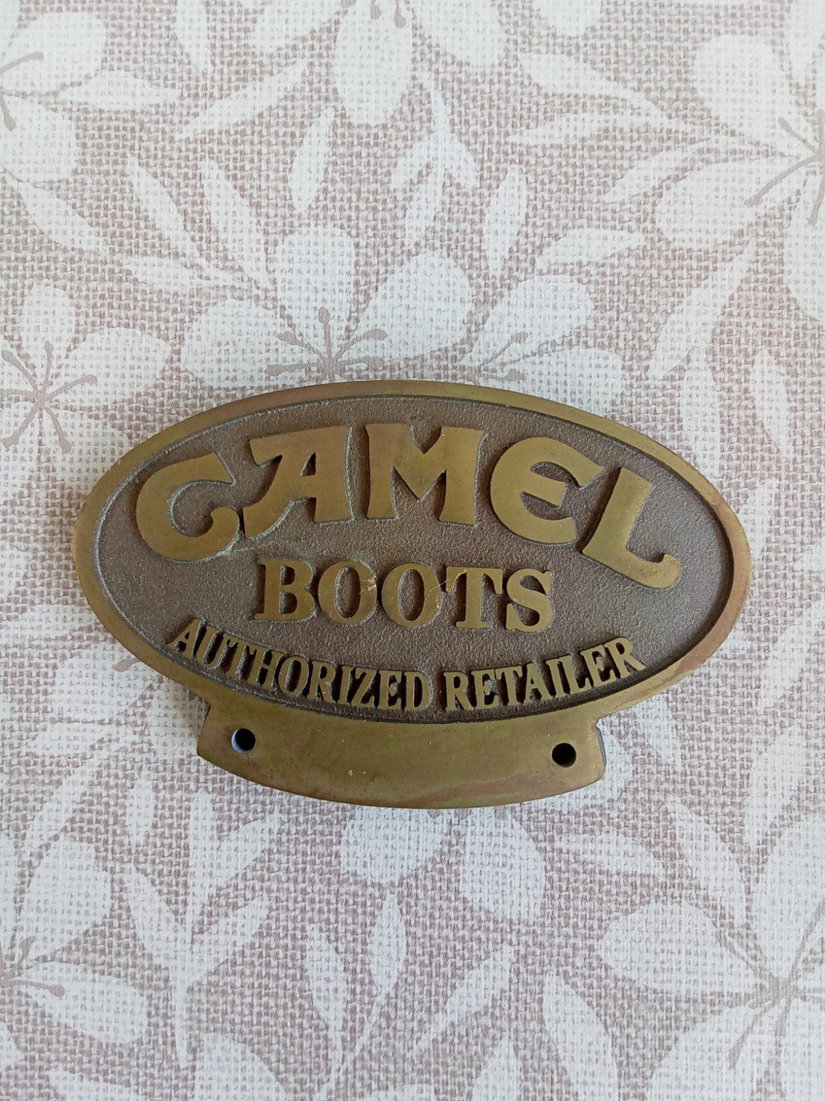reclame emblemen van messing, Ophalen