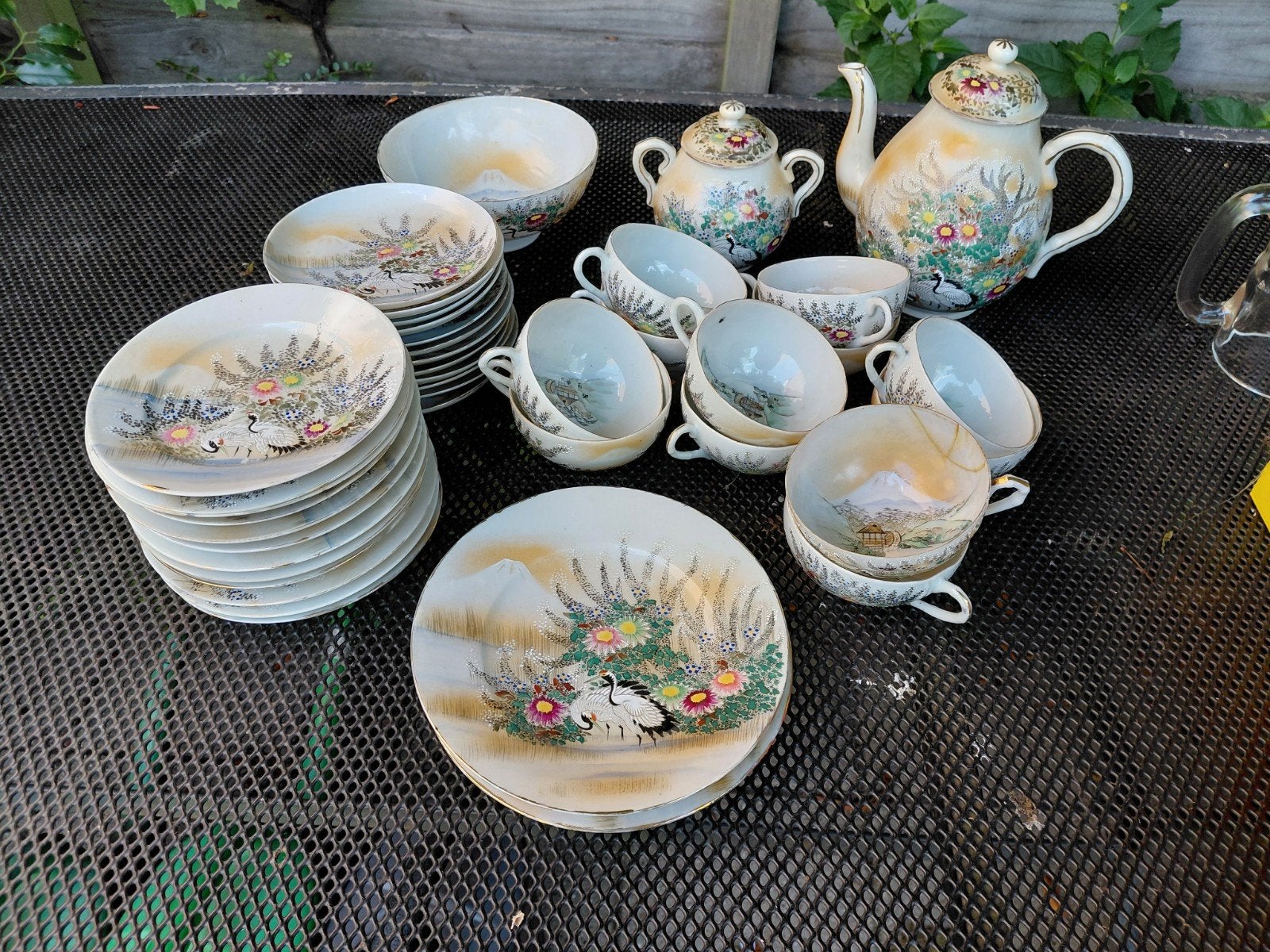 Prachtig oud Chinees servies, bijna compleet. Met merkjes, Antiek en Kunst, Ophalen of Verzenden