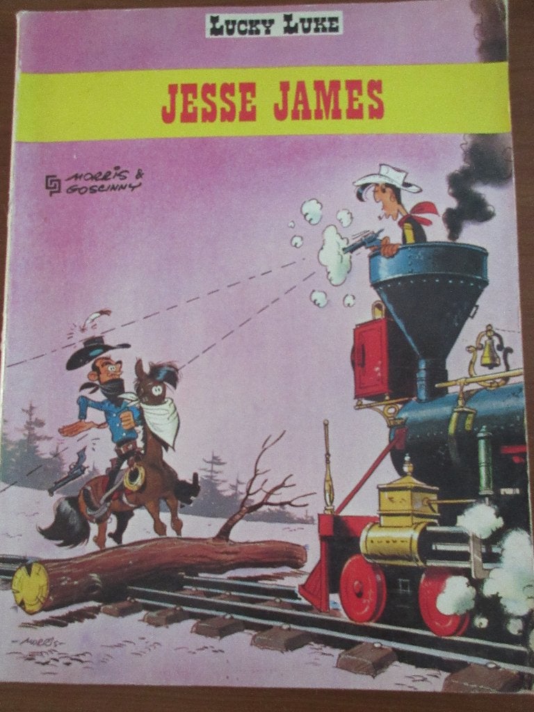 Lucky Luke, aflevering Jesse James, Eén stripboek, Ophalen of Verzenden, Gelezen, Morris & Goscinny