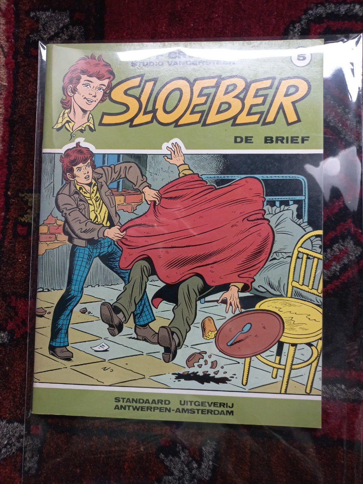 Sloeber, Eén stripboek, Ophalen of Verzenden, Zo goed als nieuw, Jeff Broeckx