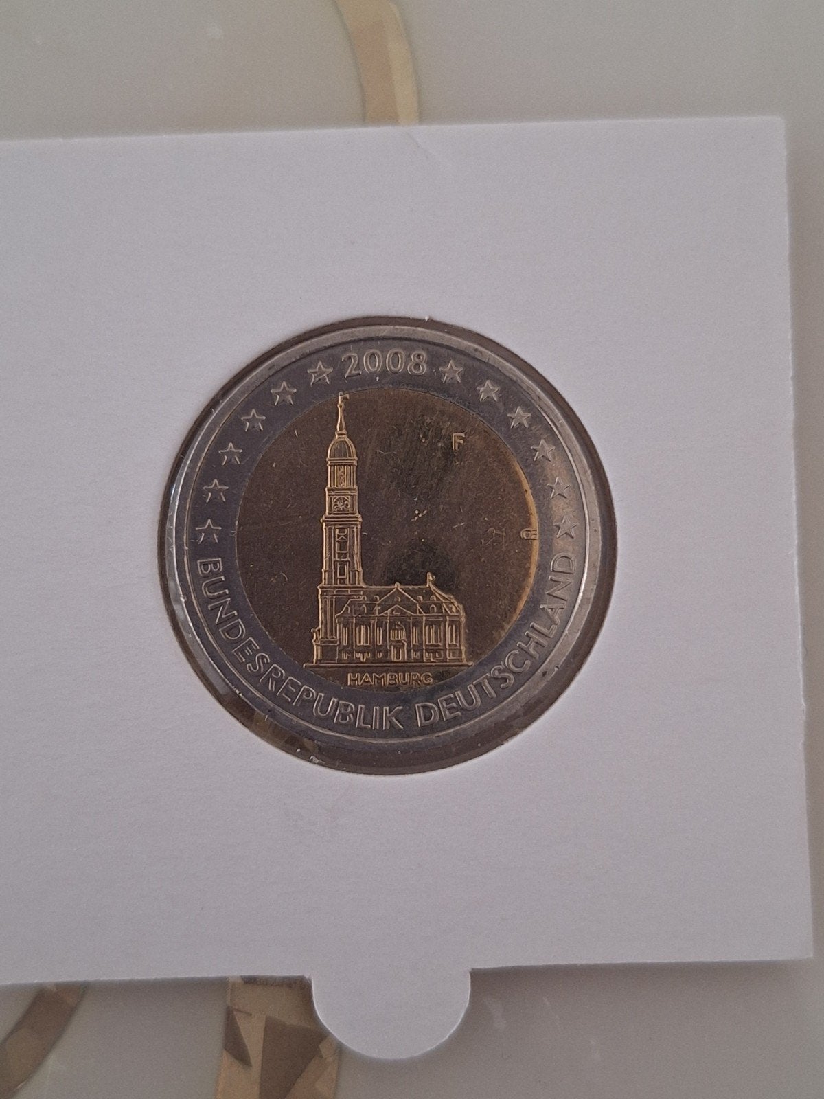 2 Euro munt Duitsland 2008 Hamburg F, Postzegels en Munten, Munten | Europa | Euromunten, Ophalen of Verzenden, Duitsland, 2 euro