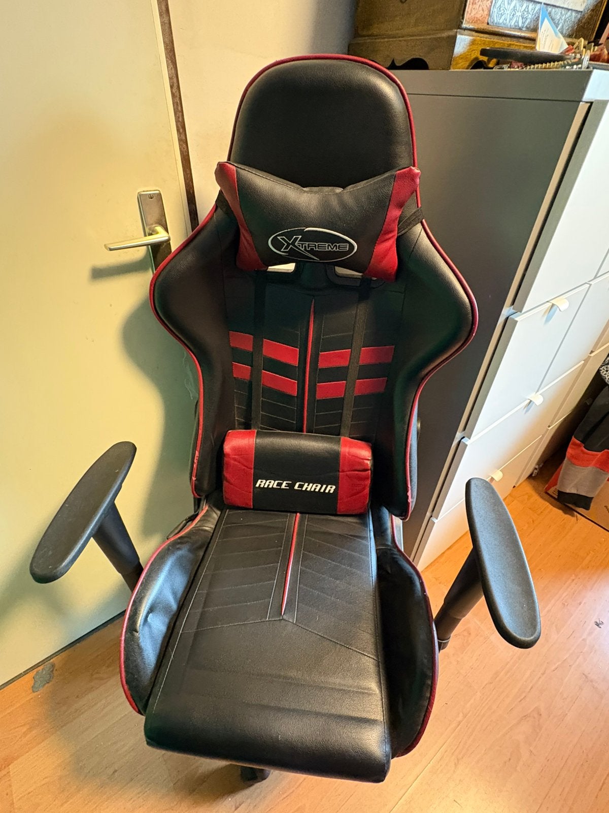 Xtreme Race Chair. Game stoel, Ophalen, Gebruikt, Zwart, Gaming bureaustoel