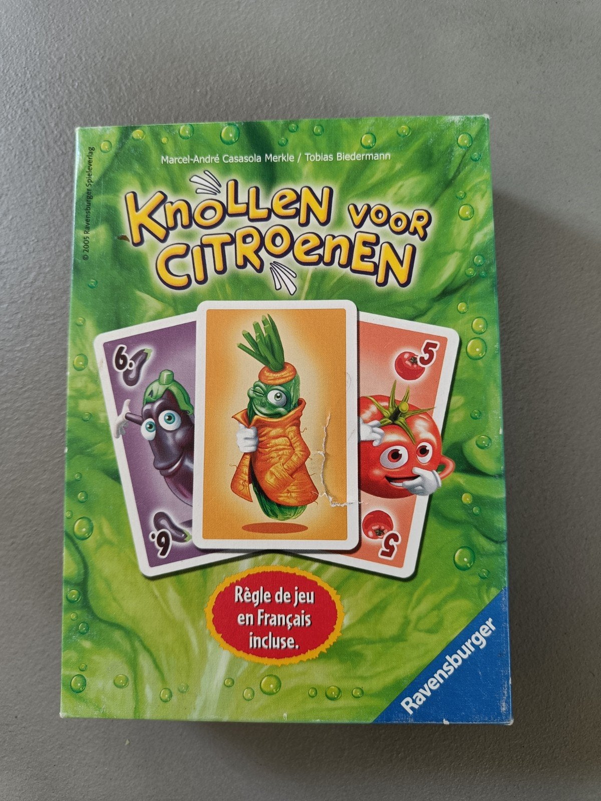 Knollen voor Citroenen - Ravensburger kaartspel, Vijf spelers of meer, Ophalen of Verzenden, Gebruikt, Ravensburger