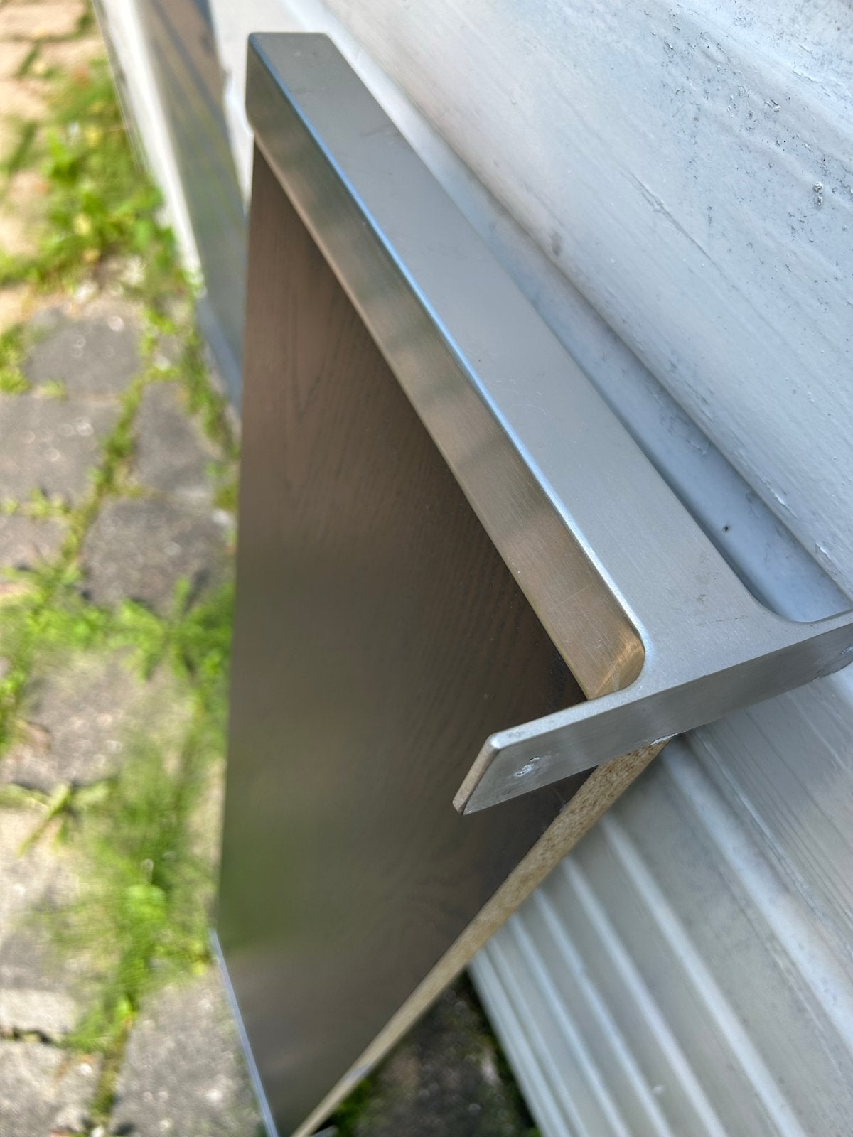 Luxe plank met metalen beugel, Ophalen of Verzenden, Gebruikt