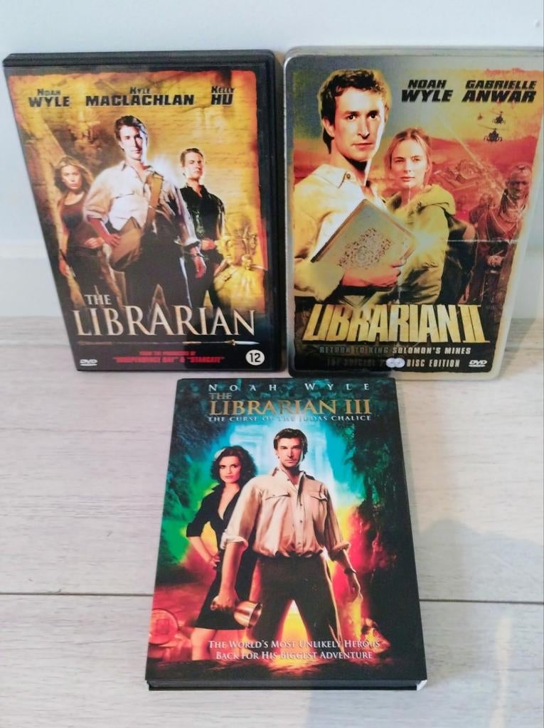 The Librarian 1, 2 en 3, Alle leeftijden, Ophalen of Verzenden, Zo goed als nieuw, Actie