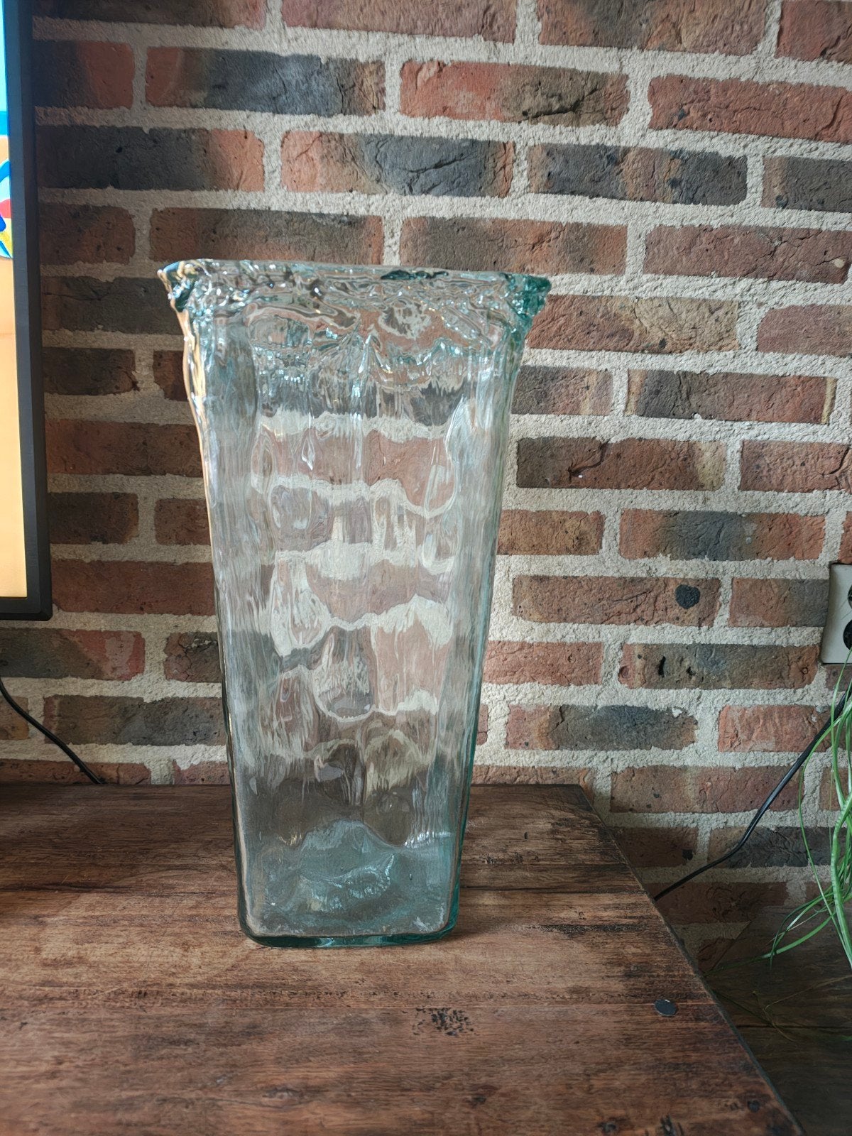 Grote Pandora Oceana glazen vaas san michael, Ophalen of Verzenden, Gerecycled glas, Glas