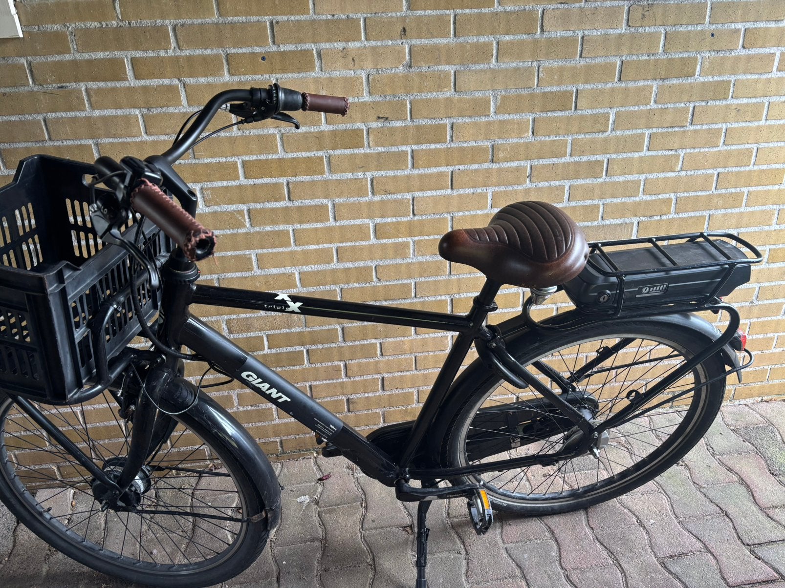 Giant Triple X E+ elektrische fiets – EnergyPak 500Wh, Ophalen, Gebruikt, 30 tot 50 km per accu, Giant