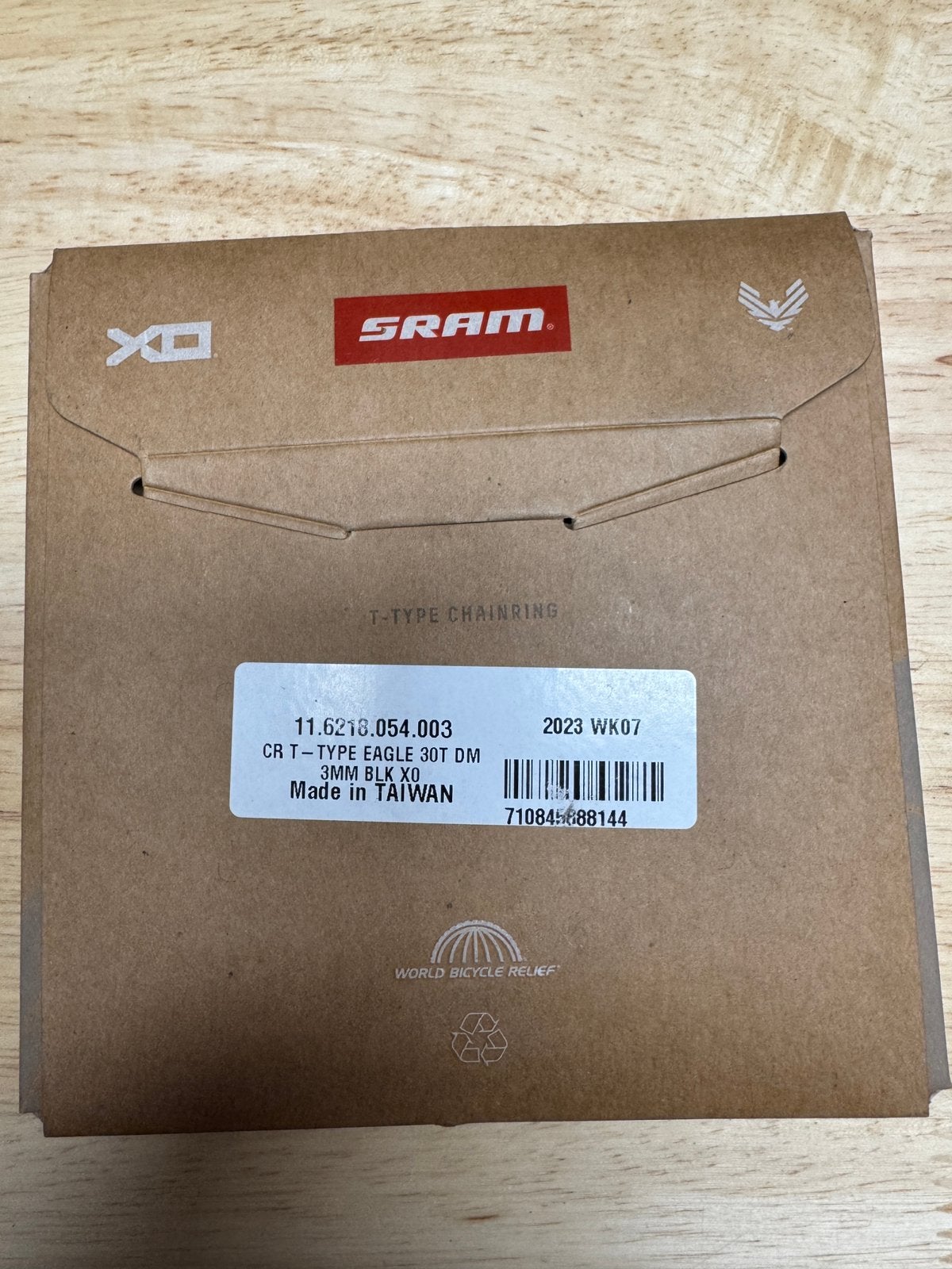 SRAM X0 kettingblad 30t 3mm offset, Overige typen, Ophalen of Verzenden, Zo goed als nieuw, Aluminium