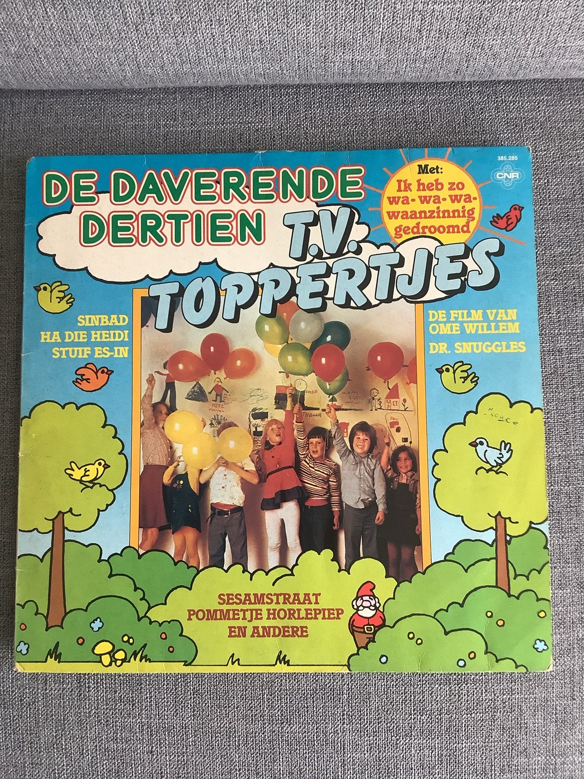 LP: De Daverende 13 TV Toppertjes - Kinderliedjes, LP, Gebruikt, Ophalen of Verzenden, Complilatie