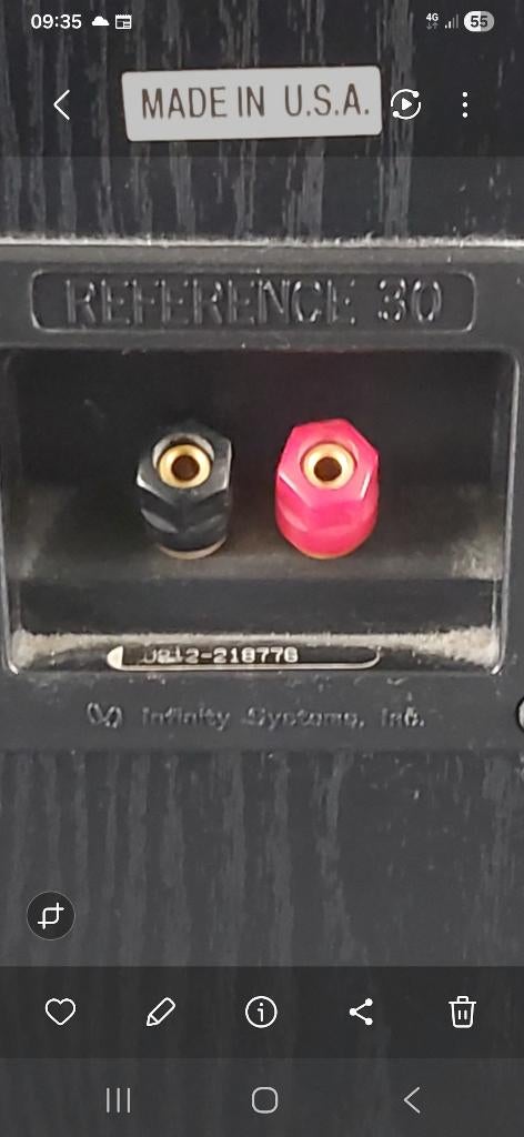 Infinity luidsprekers prijs per stuk, Gebruikt, 60 tot 120 watt, Front, Rear of Stereo speakers, Ophalen