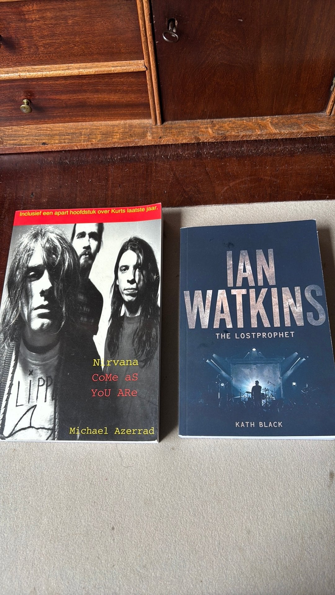 Nirvana-come as you are & Ian Watkins- the lostprophet, Ophalen of Verzenden, Zo goed als nieuw, Artiest