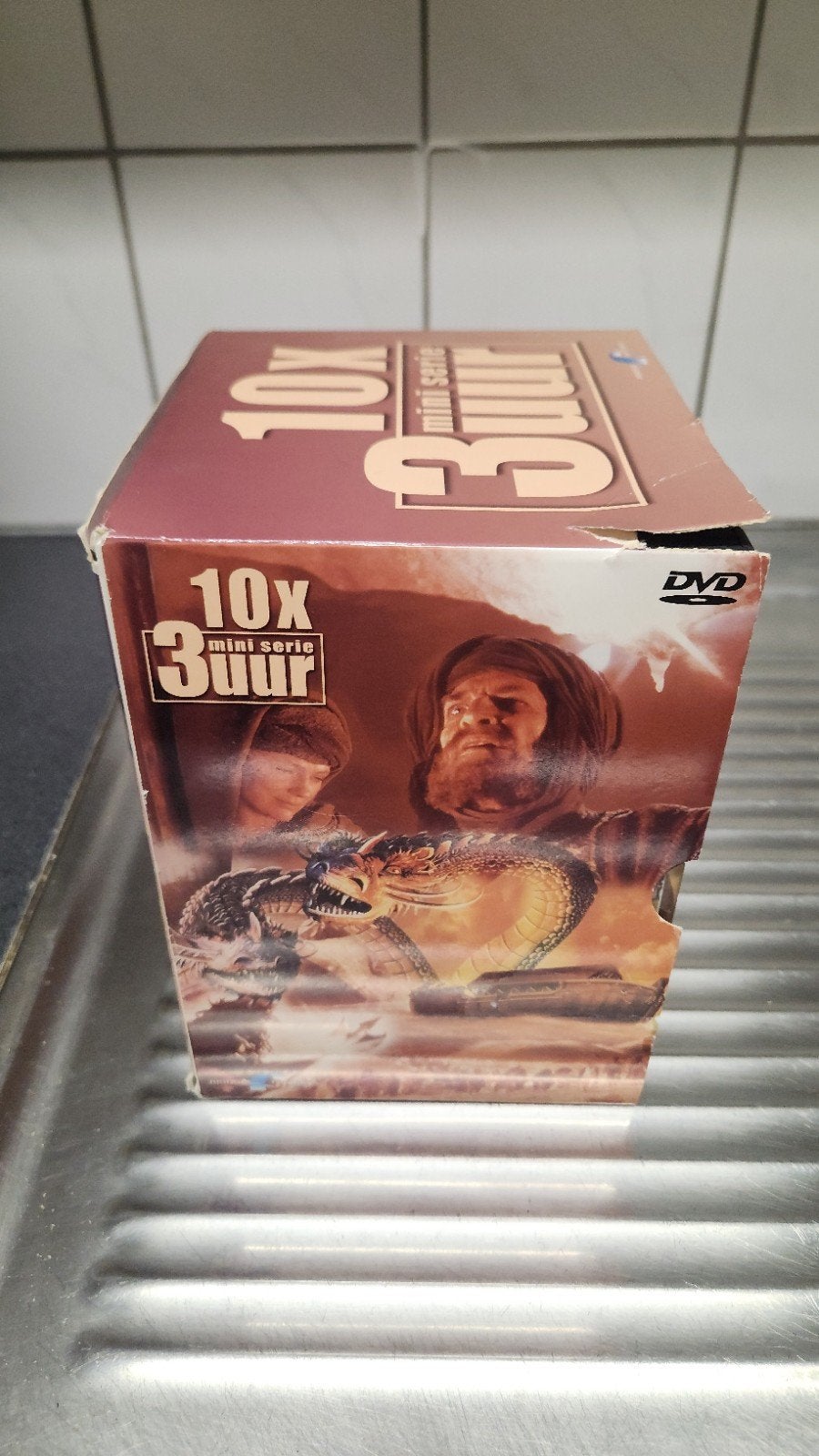 10x 3 uur mini serie DVD box, Vanaf 12 jaar, Ophalen of Verzenden, Gebruikt, Inclusief doosje