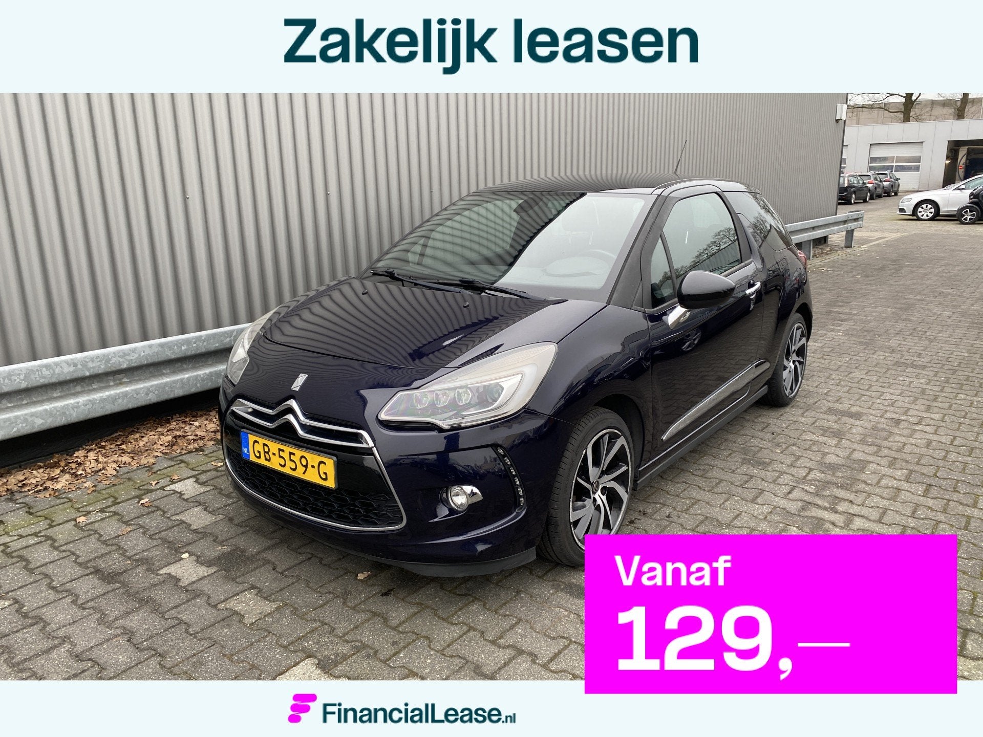 Citroën DS3 1.2 PureTech So Chic 155Dkm.NAP, Clima, Navi, C, Stof, Gebruikt, 1199 cc, Origineel Nederlands