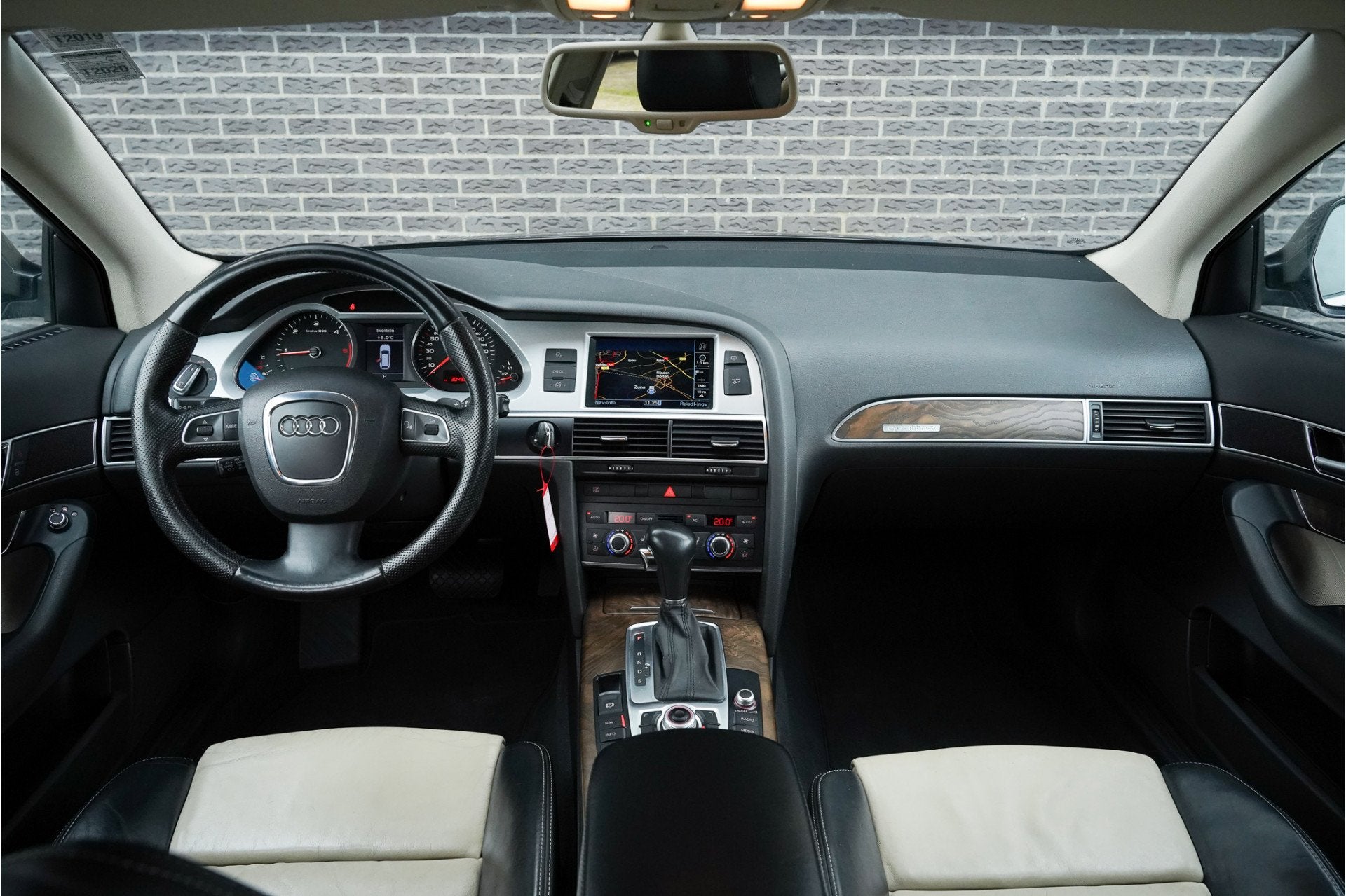 Audi A6 Avant 3.0 TDI quattro Pro Line | Nette auto | Leder, Auto's, Audi, Automaat, Euro 5, 1820 kg, Zwart