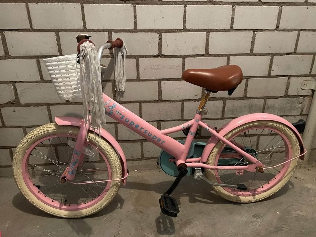 Kinderfiets 20 inch, Ophalen, Gebruikt, Terugtraprem, 16 tot 20 inch