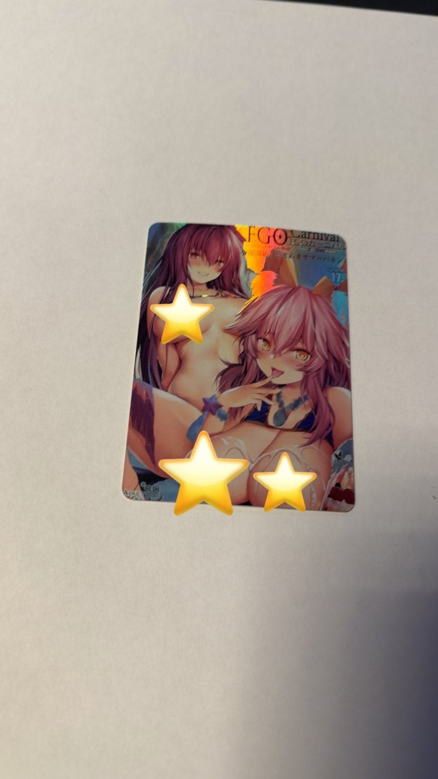 Waifu Kaart - Goddess Story - FGO Carnival, Ophalen of Verzenden, Nieuw
