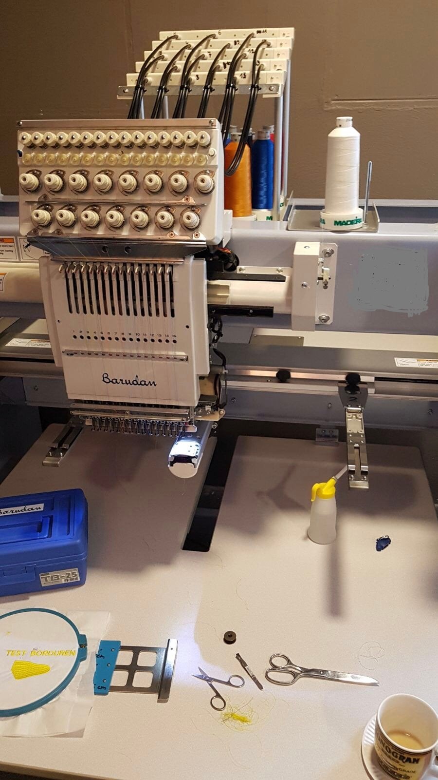 Barudan BEMR-Z1501CII Borduurmachine -, Ophalen, Machineborduren, Borduurmachine