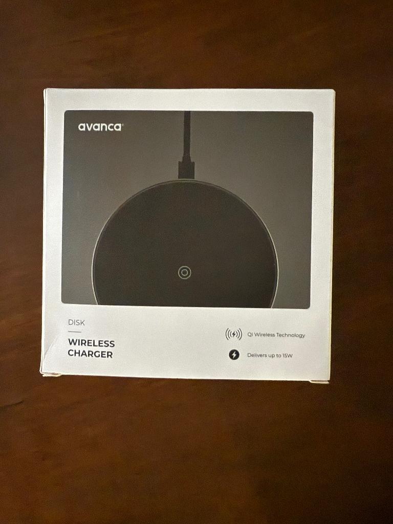 Avanca Disk Draadloze Oplader - Qi - 10W - snelladen, Telecommunicatie, Ophalen of Verzenden, Nieuw, Apple iPhone