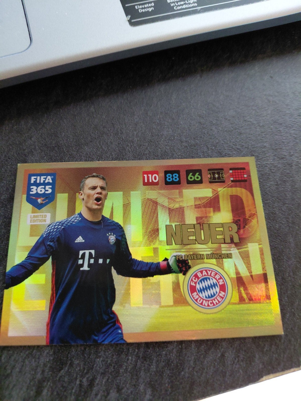 FIFA 365 Limited Edition Manuel Neuer, Ophalen of Verzenden, Zo goed als nieuw, Buitenlandse clubs, Spelerskaart