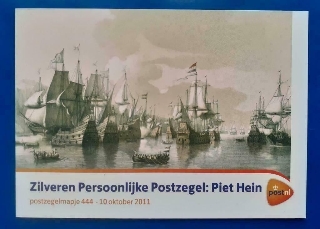 Postzegelmapje 444 - Zilveren Pers. Postzegel: Piet Hein, Postzegels en Munten, Verzenden, Na 1940, Postfris