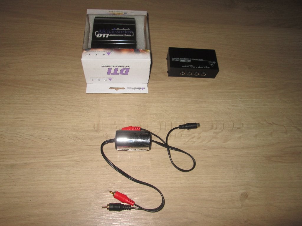 3 Ground Loop Isolatoren te Koop (ART-DTI, Behringer,AG-101), Ophalen of Verzenden, Zo goed als nieuw, Overige aantallen, Overige merken