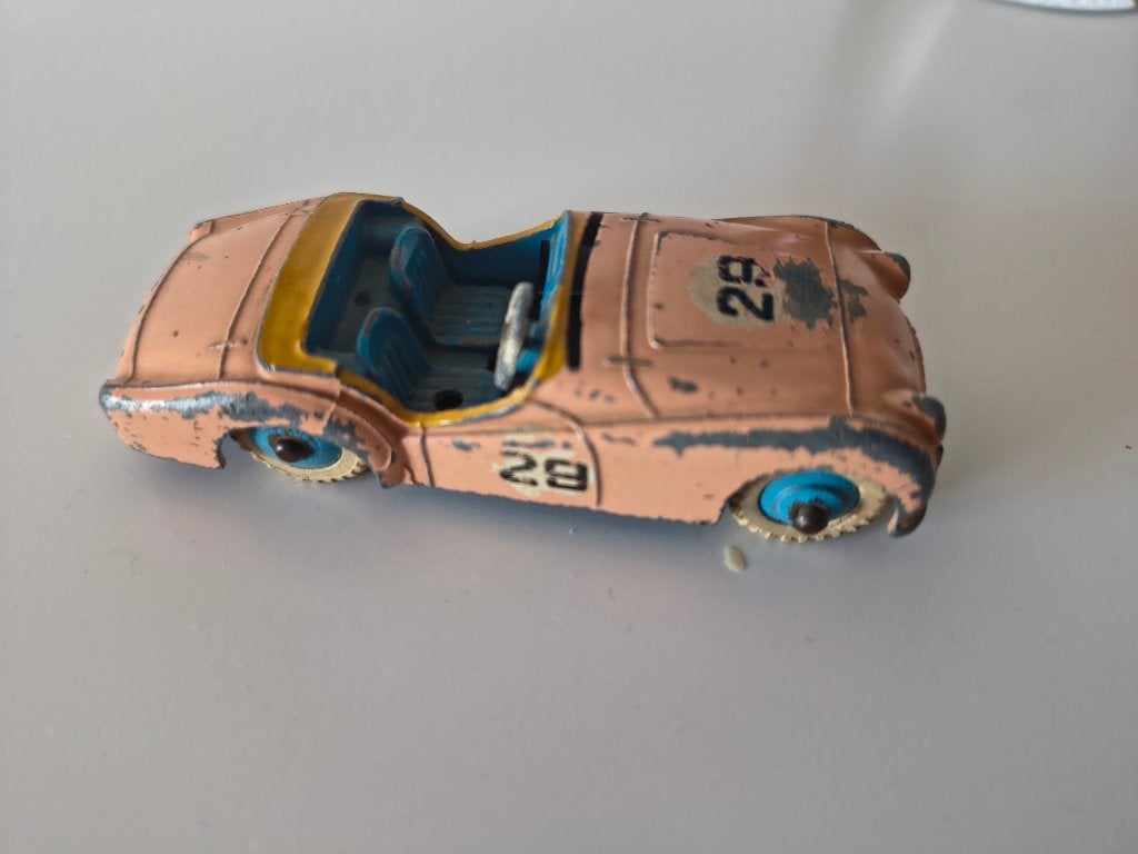 Dinky Toys  Triumph TR2 Sports (1956 en 1959), Ophalen of Verzenden, Gebruikt, Auto, Dinky Toys
