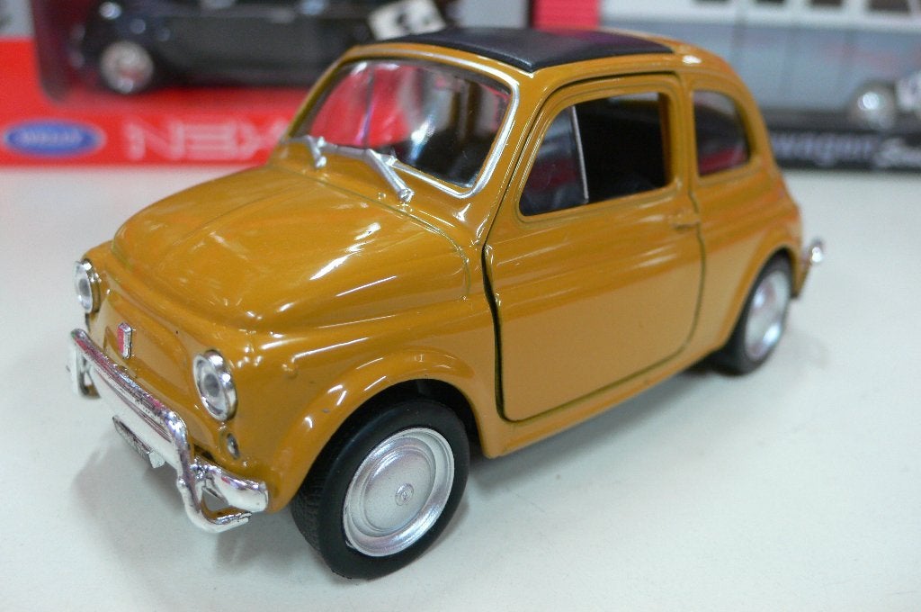 fiat 500  luxus - welly -AANBIEDING!!!!!!!!!! 1/36, Verzenden, Nieuw, Auto