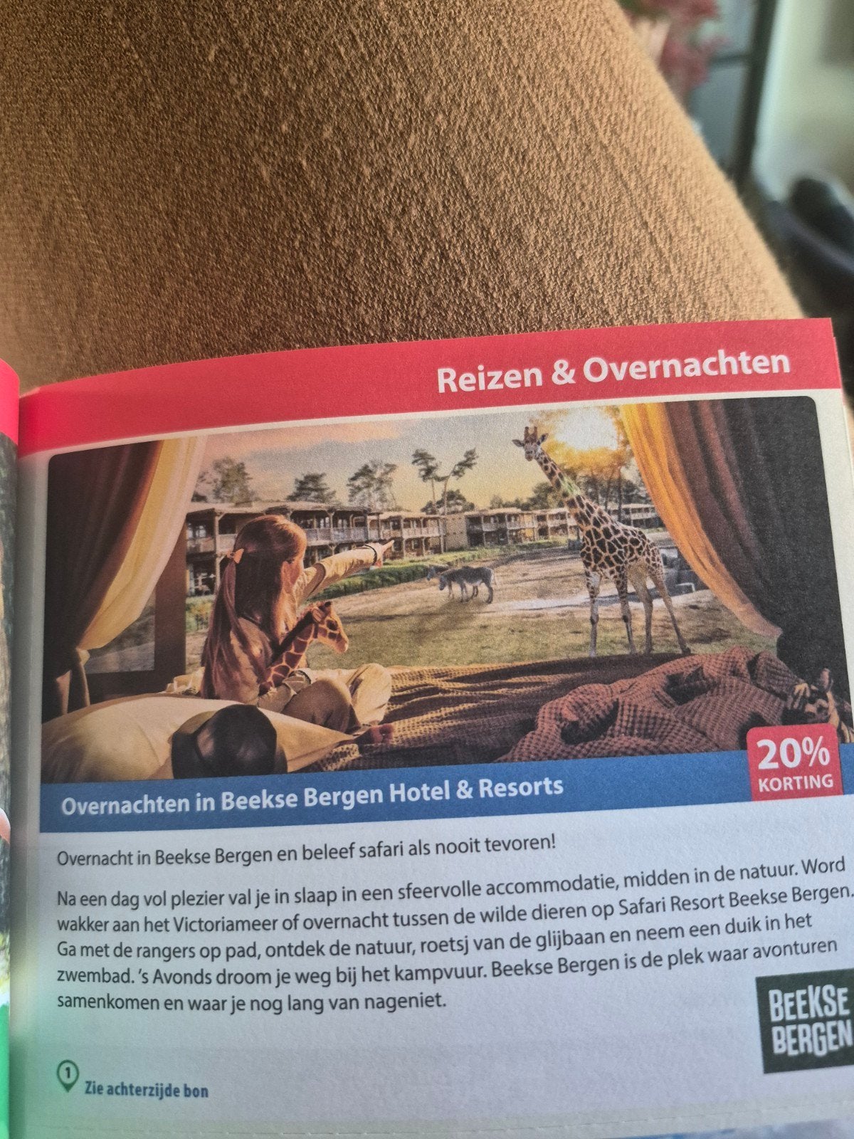 Beekse bergen hotel & resorts 20% korting, Tickets en Kaartjes, Drie personen of meer, 1 overnachting