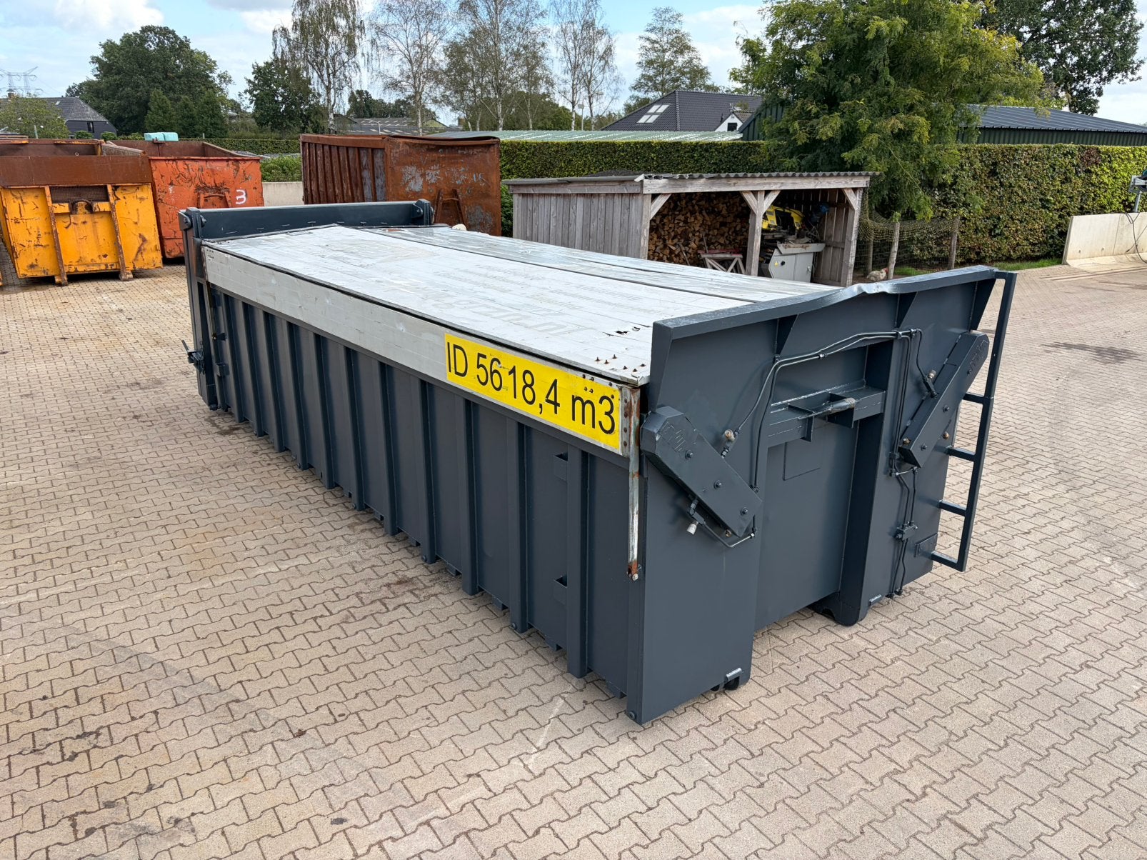 Container met kleppen 18,5 m3, Zakelijke goederen, Ophalen
